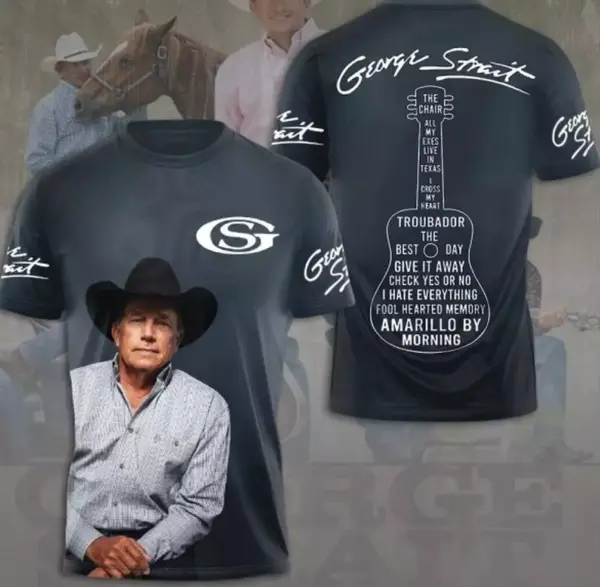 GS King Of Country Music 3D T-shirt 2025 Tour Licensed Design Gifts h
