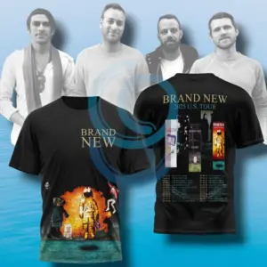 Brand New Band 2025 US Tour AOP 3D T-Shirt