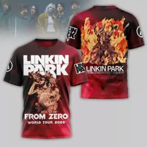 HOT SALE Linkin Park From Zero World Tour 2025 3D T-Shirt