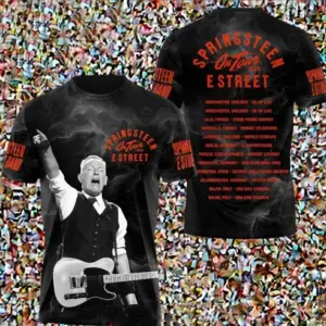 Bruce Springsteen E Street Band On TOur 2025 AOP 3D T-shirt