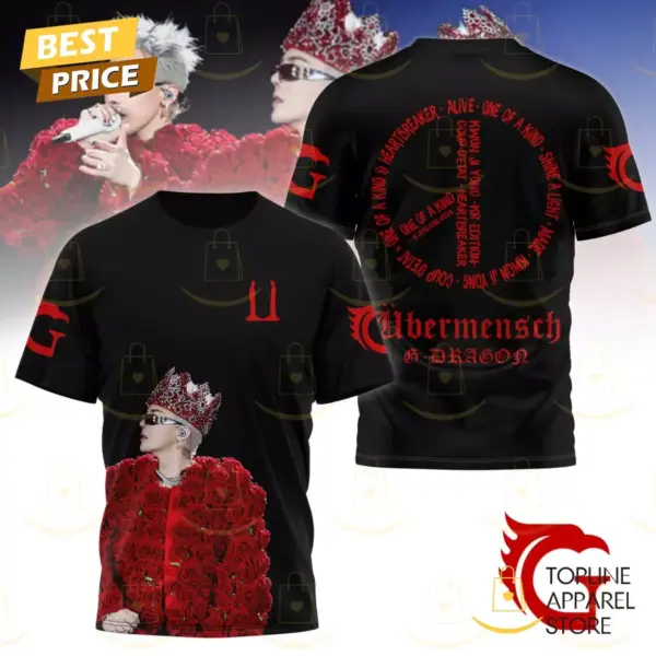G-Dragon Heartbreaker Tour 2025 3D T-Shirt
