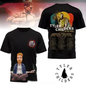 Tyler Childers On The Road Tour 2025 3D T-Shirt