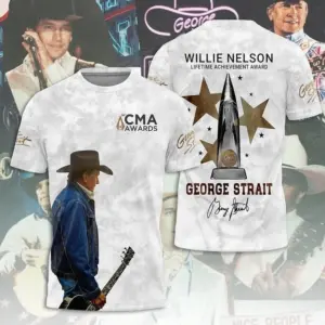 GS King Of Country Music 3D T-shirt 2025 Tour Licensed Design Gifts