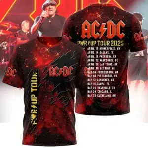 AC-DC Rock Music Band 3D Shirt Tour 2025 Gift For Fans 7HRC24
