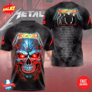 MET M72 World Tour 2025 Band 3D Shirt S-5XL