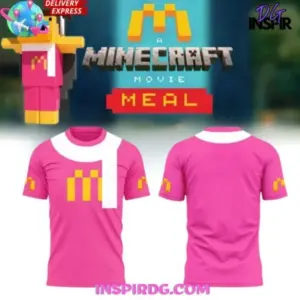 Mcdonald’S X Mine*Craft Movie Meal Special Birdie Wings 3D T-Shirt