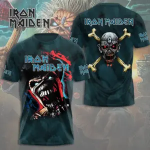 Hot!!! 2025 Iron Maiden Inspired 50th Anniversary – Limited Edition 3D T-Shirt