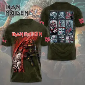 Iron Maiden Inspired Run For Your Lives World Tour 2025 – Licensed 3D T-Shirt