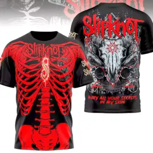 Sale 2025!! SP KNOT Bury All Your Secrets In My Skin 3D T-Shirt Gift Fan