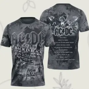 AC-DC Power Up 2025 3D Shirt, Pwr Up Tour Shirt, Music Lover Shirt
