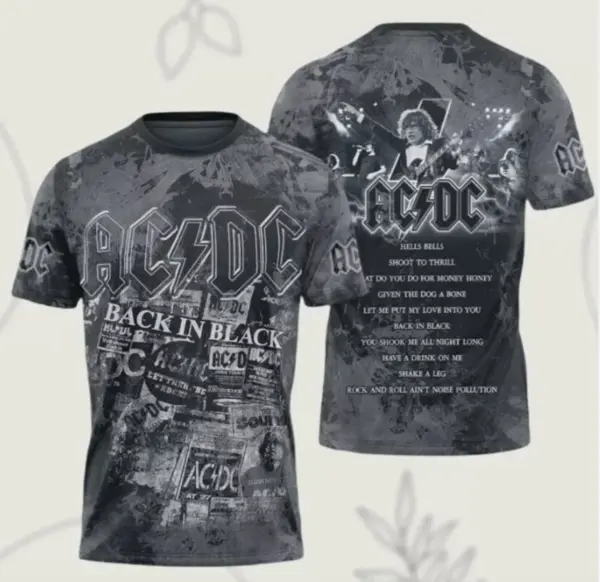 AC-DC Power Up 2025 3D Shirt, Pwr Up Tour Shirt, Music Lover Shirt