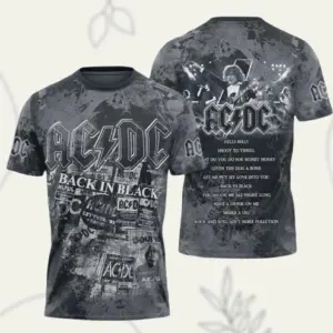 AC-DC Power Up 2025 3D Shirt  Pwr Up Tour Shirt  Music Lover Shirt  Rock Music Sh