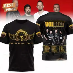 Greatest Of All Tours Volbeat Worldwide 2025 3D T-Shirt Unisex