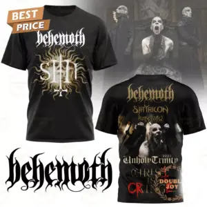 Behemoth The Unholy Trinity Tour 2025 T-Shirt 3D Unisex Tee S-5XL