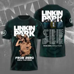 HOT SALE Linkin Park From Zero World Tour 2025 3D T-Shirt