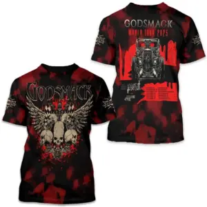 Godsmack Music Tour 3D Shirt World Tour 2025 All size Gift Friends 7HRC26