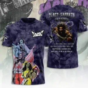 Black Sabbath Tour 2025 3D T Shirt Music Fans Best Choice Hot Design