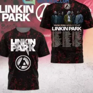 HOT SALE Linkin Park From Zero World Tour 2025 3D T-Shirt