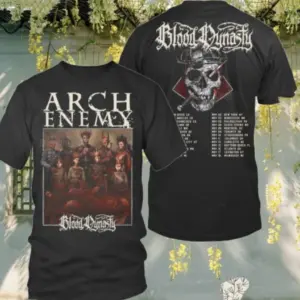 Arch Enemy North American Blood Dynasty 2025 Tour AOP 3D T-Shirt