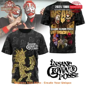 Insane Clown Posse 2025 Tour Psychopathic Records 3D T- Shirt Gift mens Dad mom