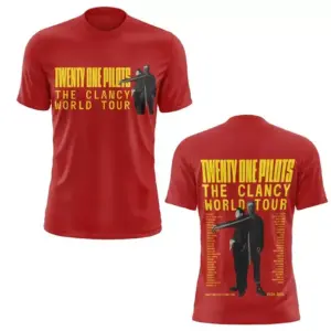 Pilotss band The Clancy Word Tour 3D T-Shirt Unisex Shirt S-5XL