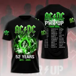 AC DC Power Up Tour 2025 Limited Edition Tour Concert Music Unisex T-Shirt