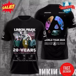 HOT SALE Linkin Park From Zero World Tour 2025 3D T-Shirt