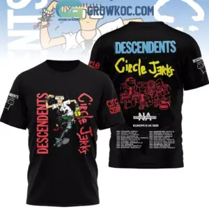 Descendents Circle Jerks Europe And Uk 2025 3D T-Shirt 2 Unisex Shirt S-5XL