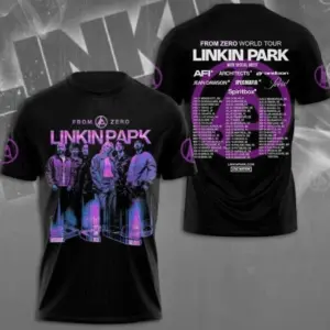 HOT SALE Linkin Park From Zero World Tour 2025 3D T-Shirt