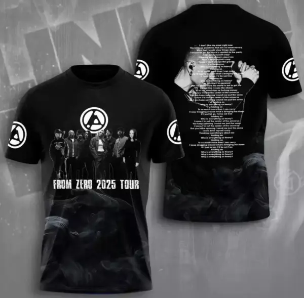 HOT NEW!! Linkin Park From Zero World Tour 2025 3D T-Shirt