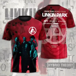 HOT NEW!! Linkin Park From Zero World Tour 2025 3D T-Shirt