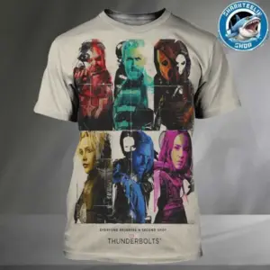 Thunderbolts Everyone Deserves A Second Shot Marvel On May 2Th 2025 3D Shirt