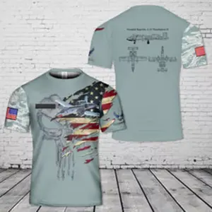US Air Force Fairchild Republic A-10 Thunderbolt II T-Shirt 3D S5XL
