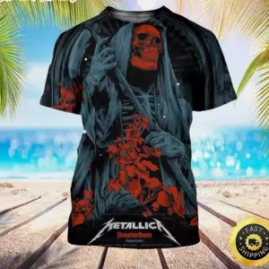 Metallica 3D T-Shirt  Gift For Fans Shirt 3D shirt, cute- all size shirt 3d