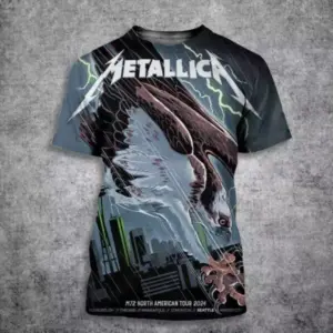 Metallica M72 2024 Shirt 3D shirt, cute,,new 3D Shirt 3D shirt, cute, new