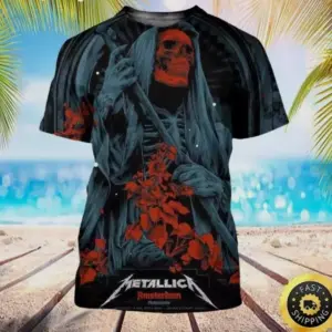 Metallica 3D T-Shirt Gift For Fans Shirt 3D shirt, cute- all size shirt 3d