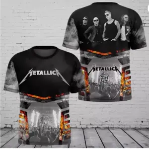 Metallica 3D Shirt, Men and Women 2025 hot shirt 3d, cute gift dad 3d