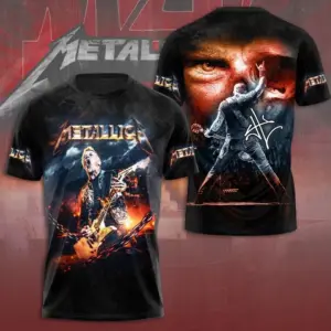 NEW SALE!!! Metallica M72 World Tour Date 2025 3D Shirt S-5XL Gift Fan Men Women
