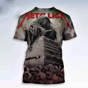 Metallica M72 World Tour 2024 In Mexico City At Estadio Seguro 3D Shirt