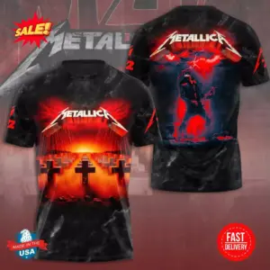 New 2025 Metallica Band 3D Shirt