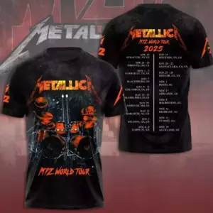 New!!! Metallica M72 World Tour 2025 3D T-Shirt S-5XL Gift Fan Men Women