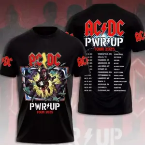 Share Hot New!!! Metallica M72 World Tour Date 2025 3D Shirt S-5XL
