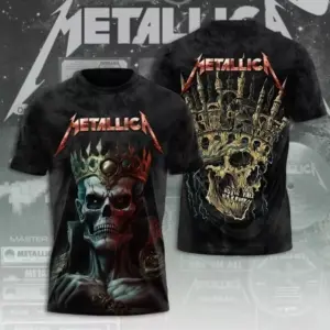 Hot SALE!!! Metallica M72 World Tour Date 2025 3D Shirt S-5XL Gift Fan Men Women