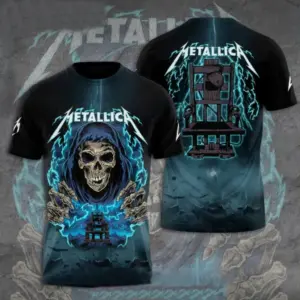 HOT Metallica Band 1981 2025 World Tour 2025 3D Shirt
