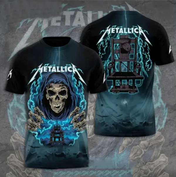 HOT Metallica Band 1981 2025 World Tour 2025 3D Shirt