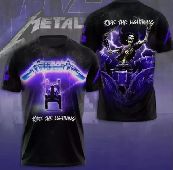 New!!! Metallica M72 World Tour Date 2025 3D Shirt  All Size S-5XL