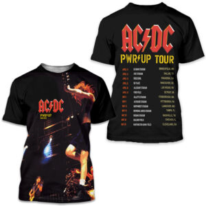 AC-DC POWER UP TOUR 2025 LIMITED EDITION UNISEX TSHIRT Gift Rock Band Fan Apparel