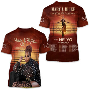 Mary J. Blige The For My Fans Tour 2025 Limited Edition T-Shirt