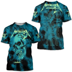 Metallica M72 World Tour 2025 3D T-Shirt – A Must-Have for True Rock Fans