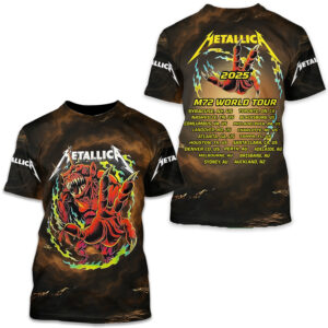Metallica M72 World Tour 2025 Limited Edition Unisex T Shirt All Size S-5XL